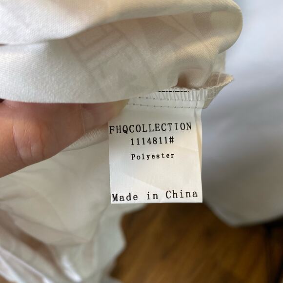 FHQ Collection Geometric High Square Neck Cut Out Maxi Dress Boho Size Small - Picture 8 of 14